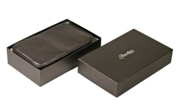 Zigarrenetui Passatore "5er" Leder schwarz